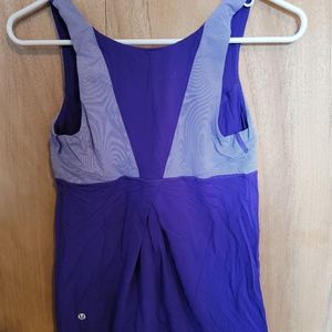 EUC Lululemon Run Ta Ta Topper Cinch Tank Top size 6